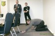 auch kriechend kann man Bürogolf spielen - Sponsorenevent des HC Elbflorenz im NH Hotel Dreden mit Bürogolf Online