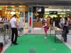 putten auf künstlichem Green - 2. Lange Nacht des sports Leipzig mit Bürogolf Online am 22.08.2009