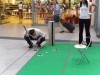 Vorbereitzngen auf den Schlag - 2. Lange Nacht des sports Leipzig mit Bürogolf Online am 22.08.2009