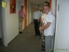 Gruppe im Flur - Bürogolfturnier im ABAKUS Businesscenter am 29.05.2008