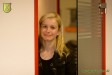 durch die Tür lukend - Weihnachtsfeier Job AG mit Bürogolf Online am 02.12.2008