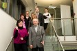 Flight auf Treppe - Weihnachtsfeier Job AG mit Bürogolf Online am 02.12.2008