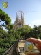 Bürogolf Online vor der Sagrada Familia in Spanien