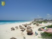 Bürogolf Online am Strand von Cancun in Mexico