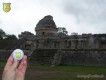 Bürogolf Online vor der Sternwarte in Chichenitza in Mexico