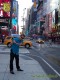 Bürogolf Online auf dem Times Square in New York