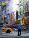 Bürogolf Online beim Putten auf dem Times Square in New York in den USA