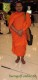 Bürogolf Online mit einem Buddhistischen Mönch am Flughafen in Bangkok