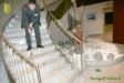 die Treppe hinab spielen ist außergewöhnlich - Sponsorenevent des HC Elbflorenz im NH Hotel Dreden mit Bürogolf Online
